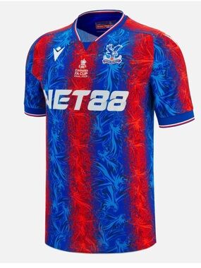 MACARON Blue & Red Crystal Palace Emirates FA Cup Jersey